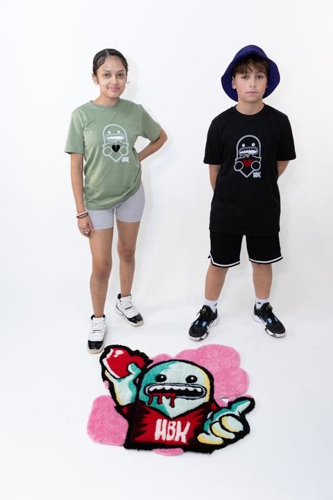 HBK Monster T-Shirt - Army Green / KID