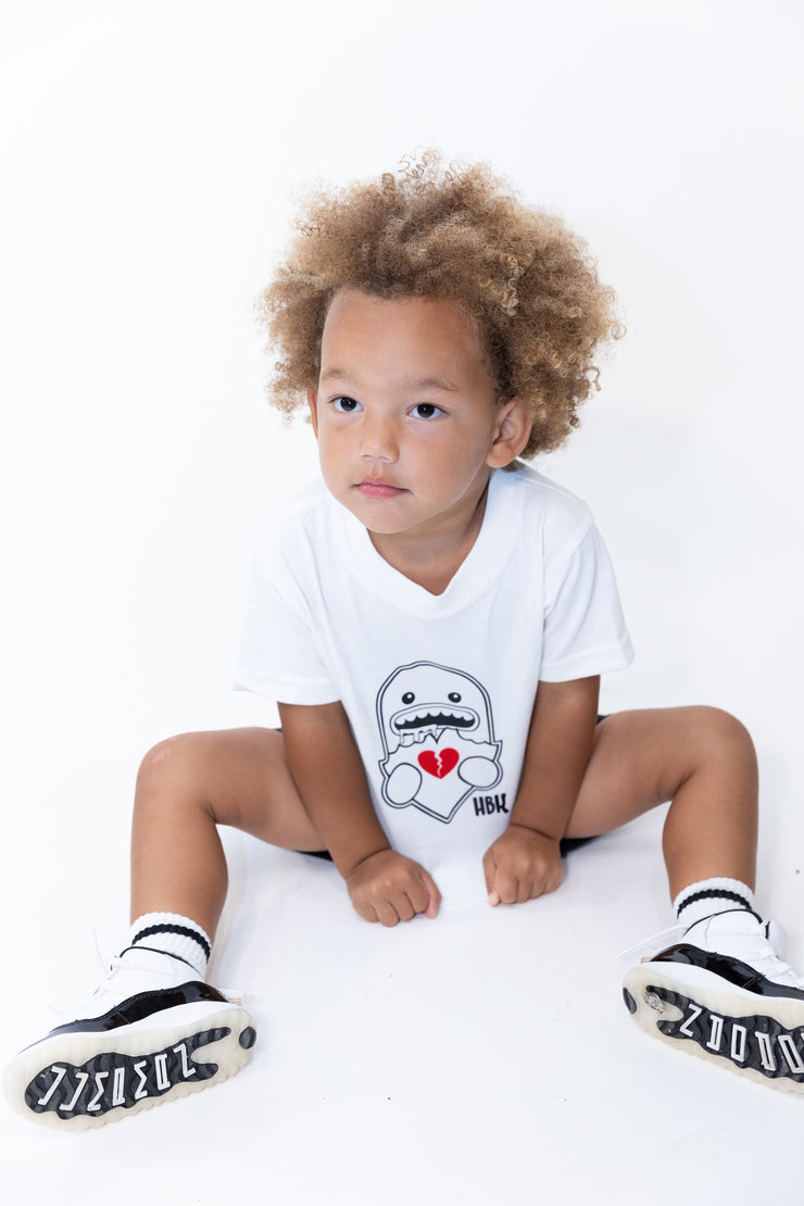 HBK Monster T-Shirt - White / KID