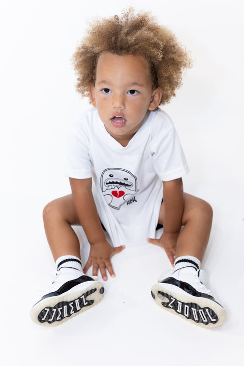 HBK Monster T-Shirt - White / KID