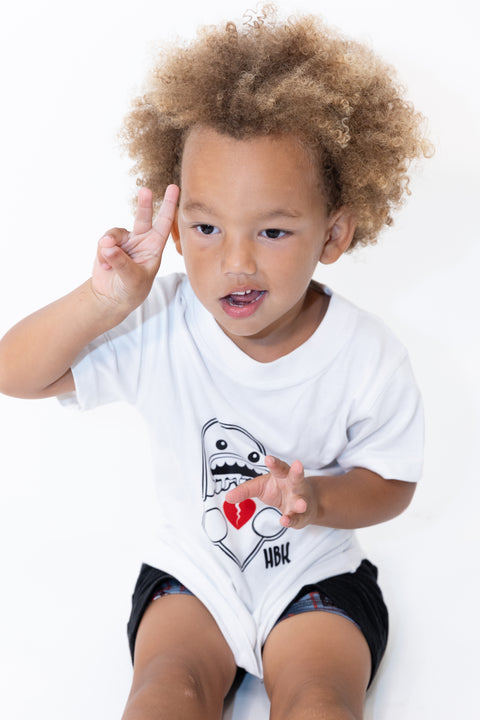 HBK Monster T-Shirt - White / KID