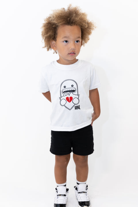 HBK Monster T-Shirt - White / KID