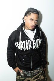 HBK Iced-Out Zip Hoodie