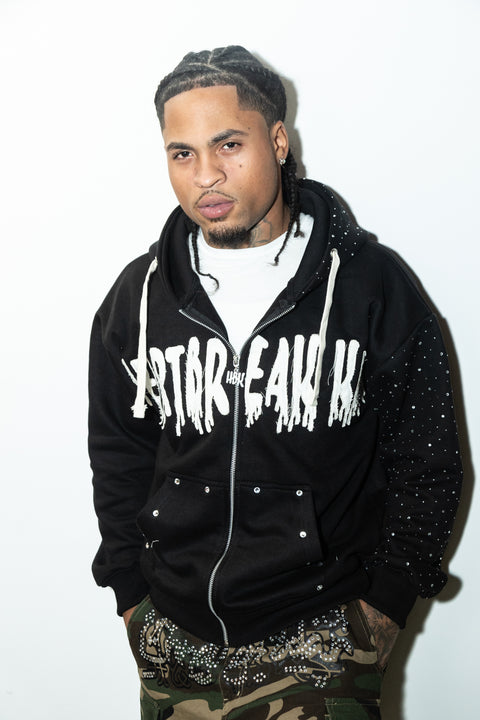 HBK Iced-Out Zip Hoodie
