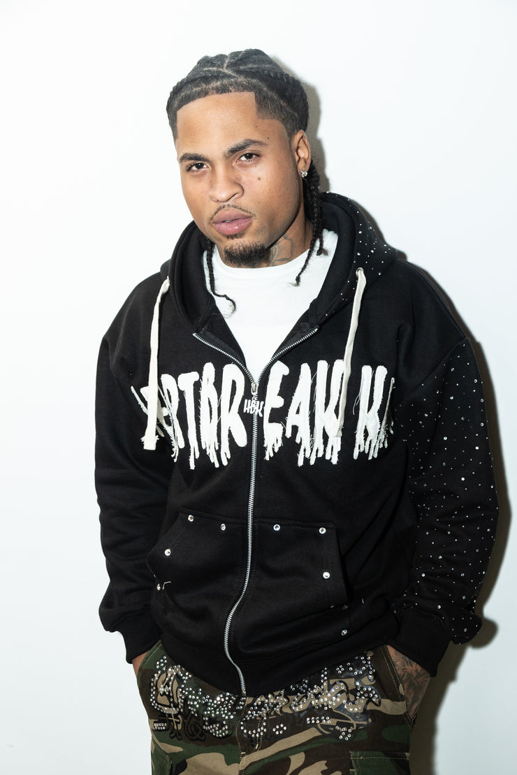 HBK Iced-Out Zip Hoodie
