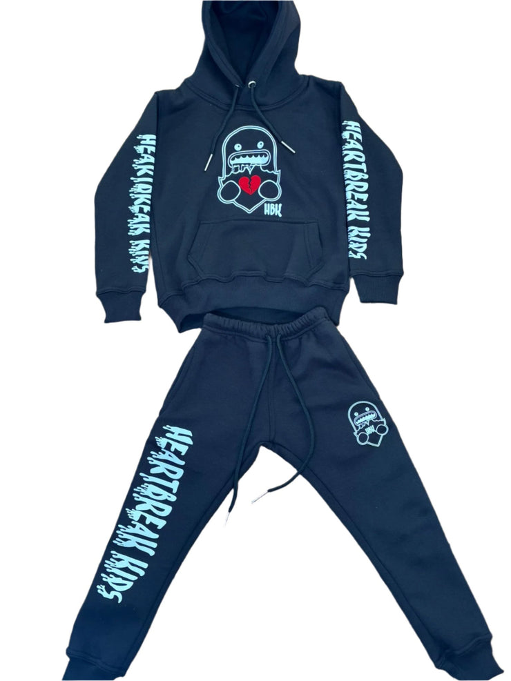 Hbk Monster Sweatsuit - Black&Grey / KID