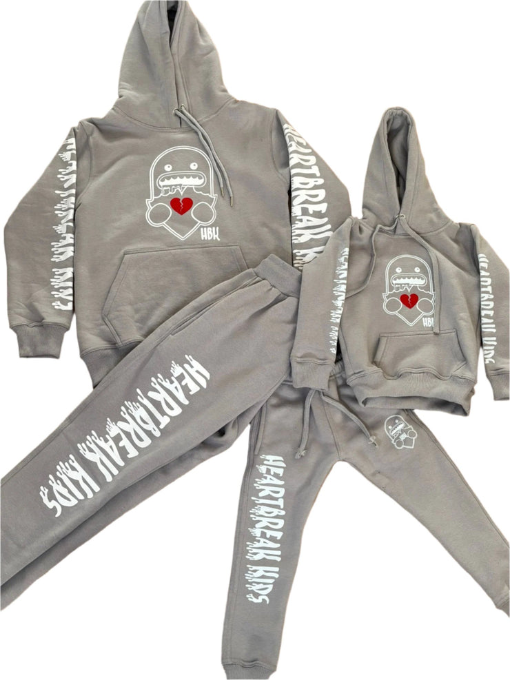 Hbk Monster Sweatsuit - Black&Grey / KID