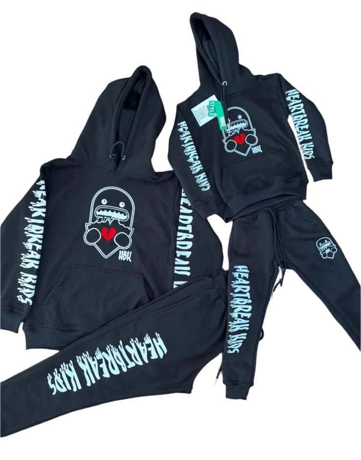 Hbk Monster Sweatsuit - Black&Grey / KID