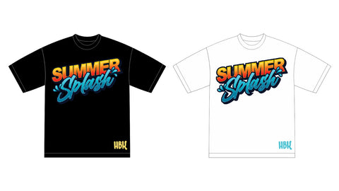 SUMMERSPLASH BOX TEE (BLACK & WHITE)