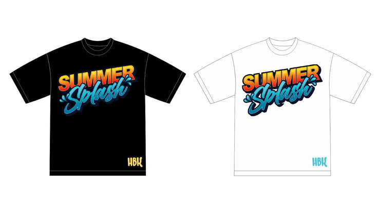 SUMMERSPLASH BOX TEE (BLACK & WHITE)