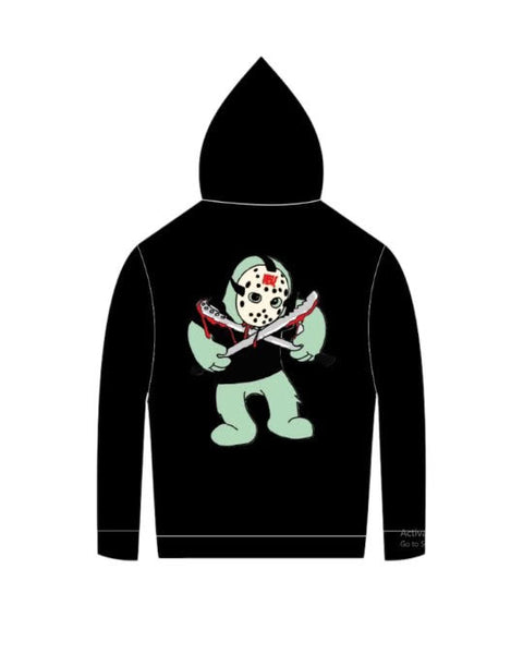 HBK Full Zip Up Monster Hoodie (Glow In The Dark)