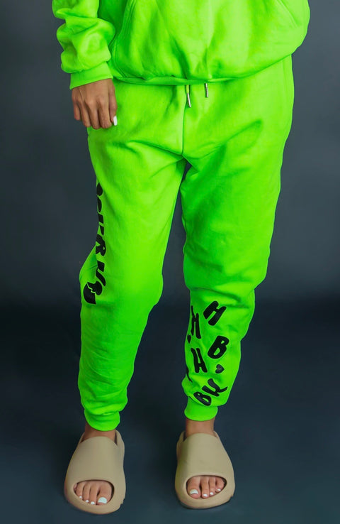 HBK 涂鸦运动裤（绿色）