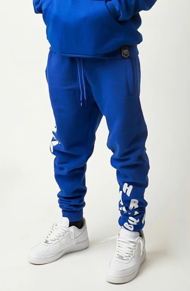 HBK涂鸦运动裤（深蓝）